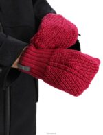Icebreaker Unisex Merino Waypoint Mittens Z04NXR470 Accessories Cherry/Espresso - Image 2