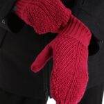 Icebreaker Unisex Merino Waypoint Mittens Z04NXR470 Accessories Cherry/Espresso
