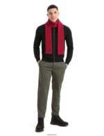 Icebreaker Unisex Merino Waypoint Scarf Z04NXR465 Accessories Cherry/Espresso - Image 2
