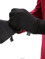 Icebreaker Unisex RealFleece Merino Sierra Gloves Z04NXR300 Clothing Black - Image 2