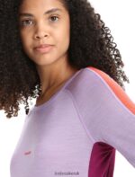 Icebreaker Women 125 ZoneKnit Merino Long Sleeve Crewe Thermal Top Z04NXR591 Clothing Purple Gaze/Go Berry - Image 5