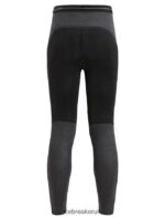 Icebreaker Women 125 ZoneKnit Merino Thermal Leggings Z04NXR592 Clothing Black/Jet Heather - Image 7