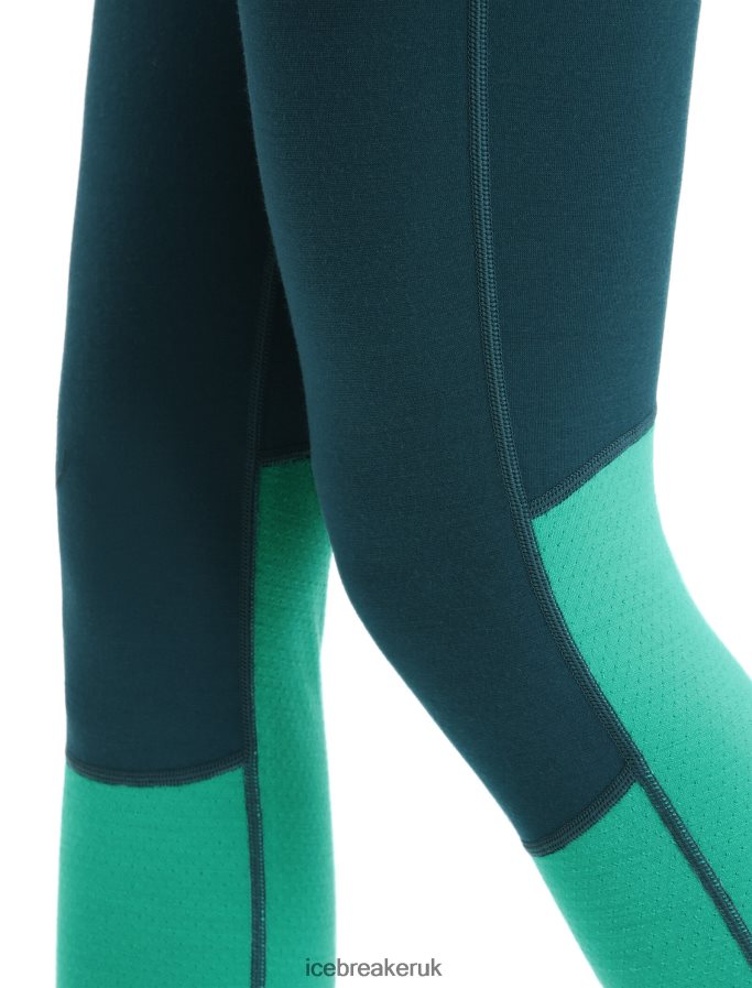 Icebreaker Women 200 ZoneKnit Merino Thermal Leggings Z04NXR583 Clothing Green Glory/Fresh - Image 5