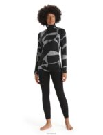 Icebreaker Women 300 MerinoFine Thermal Leggings Z04NXR595 Clothing Black - Image 3