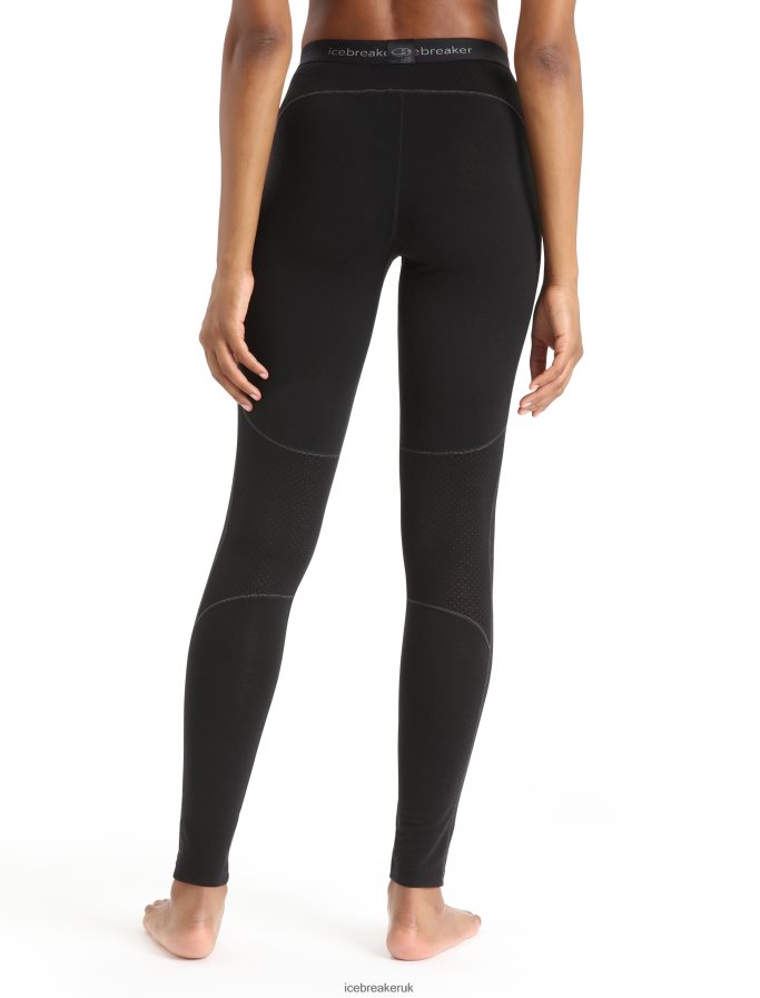 Icebreaker Women BodyfitZone Merino 150 Zone Thermal Leggings Z04NXR579 Clothing Black - Image 2