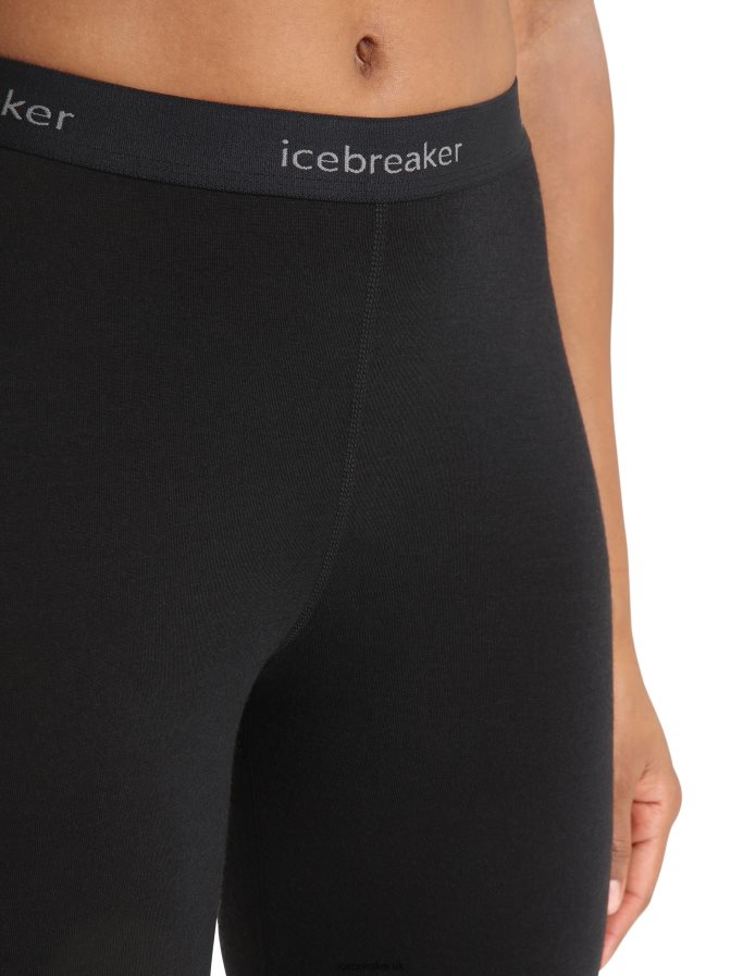 Icebreaker Women BodyfitZone Merino 150 Zone Thermal Leggings Z04NXR579 Clothing Black - Image 4