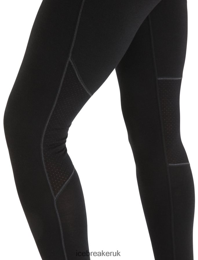 Icebreaker Women BodyfitZone Merino 150 Zone Thermal Leggings Z04NXR579 Clothing Black - Image 6