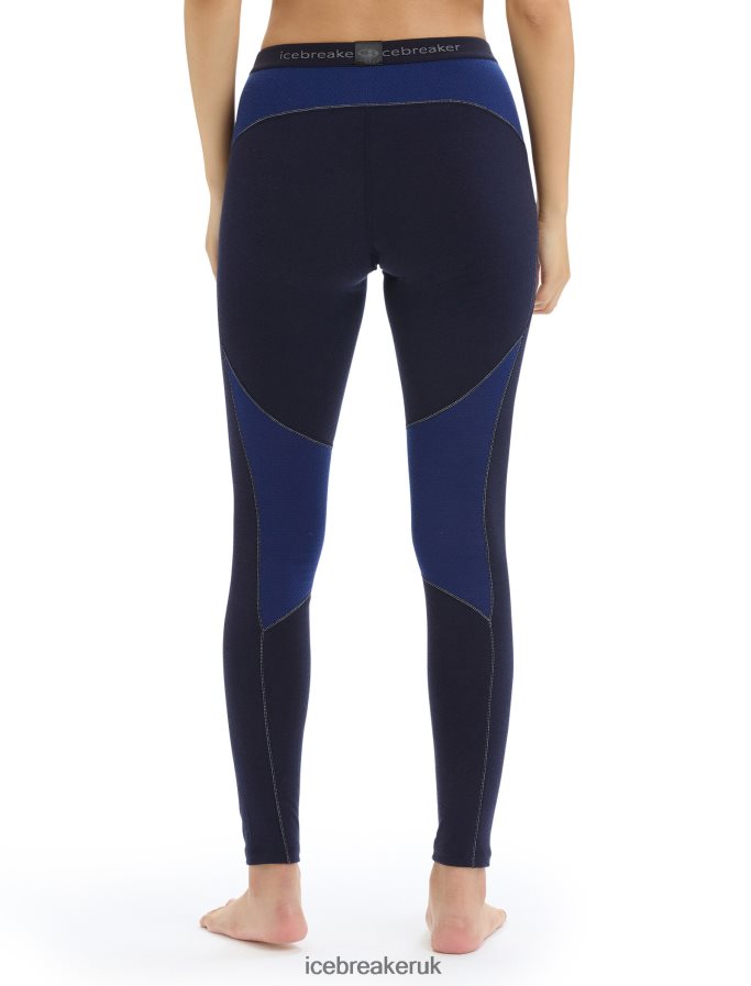 Icebreaker Women BodyfitZone Merino 260 Zone Thermal Leggings Z04NXR864 Clothing Midnight Navy/Royal Navy - Image 2