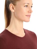 Icebreaker Women Merino 175 Everyday Long Sleeve Crewe Thermal Top Z04NXR816 Clothing Espresso - Image 5