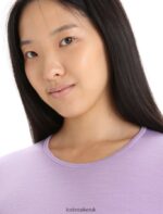 Icebreaker Women Merino 200 Oasis Long Sleeve Crewe Thermal Top Z04NXR561 Clothing Purple Gaze - Image 4