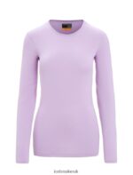 Icebreaker Women Merino 200 Oasis Long Sleeve Crewe Thermal Top Z04NXR561 Clothing Purple Gaze - Image 5