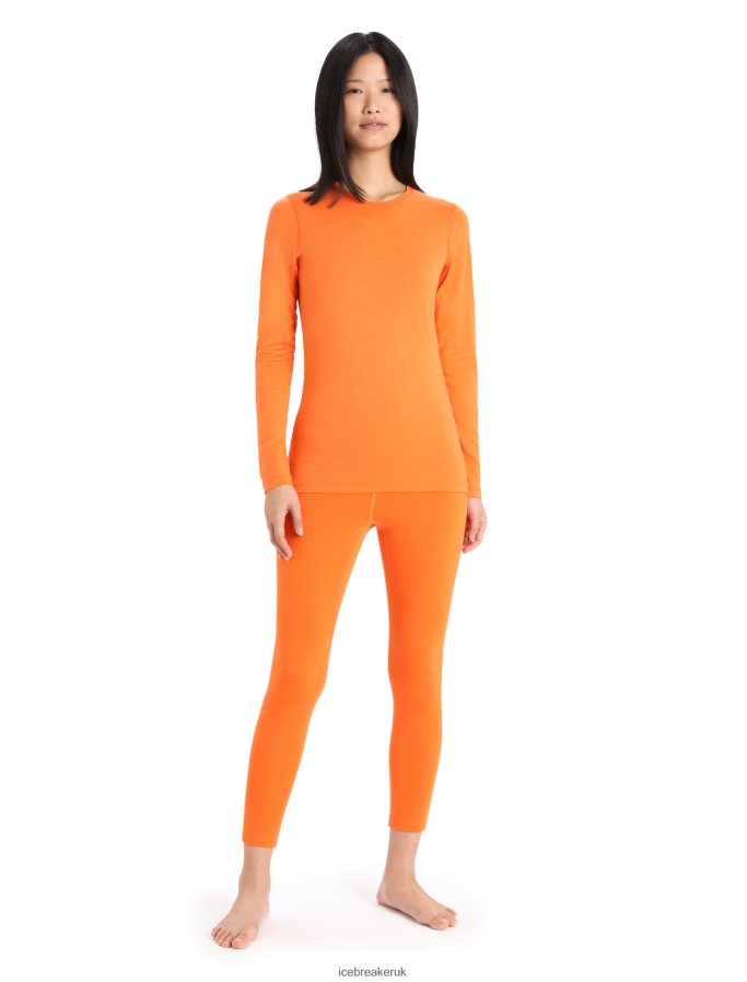 Icebreaker Women Merino 200 Oasis Long Sleeve Crewe Thermal Top Z04NXR803 Clothing Flash - Image 3