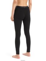 Icebreaker Women Merino 200 Oasis Thermal Leggings Z04NXR565 Clothing Black - Image 2