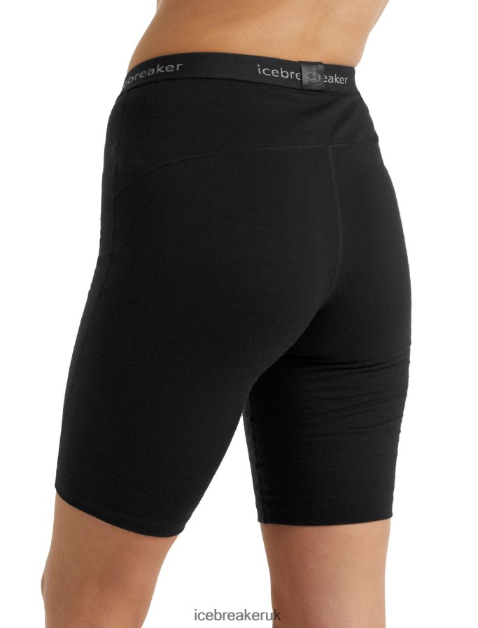 Icebreaker Women Merino 200 Oasis Thermal Shorts Z04NXR570 Clothing Black - Image 5