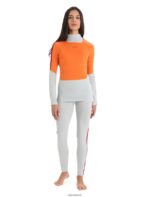 Icebreaker Women Merino 200 Sonebula Long Sleeve High Neck Thermal Top Z04NXR878 Clothing Ether/Flash - Image 3