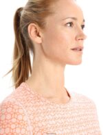 Icebreaker Women Merino 250 Vertex Long Sleeve Crewe Thermal Top Alpine Geo Z04NXR858 Clothing Snow/Flash - Image 4