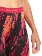 Icebreaker Women Merino 250 Vertex Thermal Leggings Sedimentary Z04NXR825 Clothing Cherry/Flash - Image 4