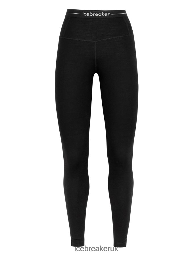 Icebreaker Women Merino 260 Tech High Rise Thermal Leggings Z04NXR577 Clothing Black - Image 5