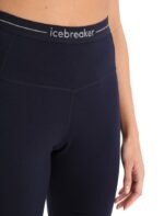 Icebreaker Women Merino 260 Tech High Rise Thermal Leggings Z04NXR578 Clothing Midnight Navy - Image 4