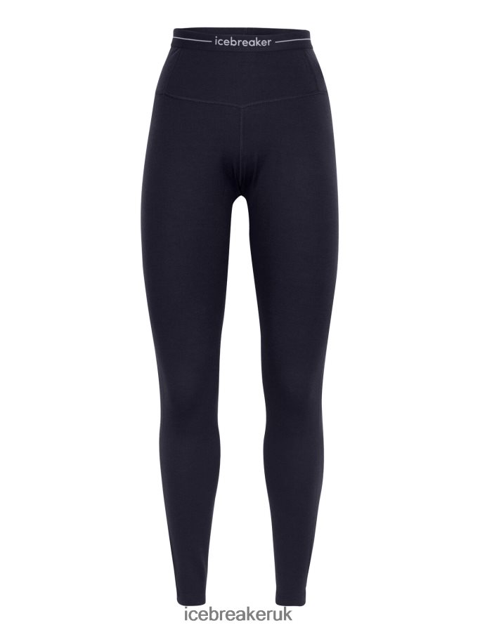 Icebreaker Women Merino 260 Tech High Rise Thermal Leggings Z04NXR578 Clothing Midnight Navy - Image 6