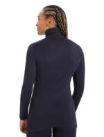 Icebreaker Women Merino 260 Tech Long Sleeve Half Zip Thermal Top Z04NXR575 Clothing Midnight Navy - Image 2