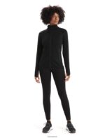 Icebreaker Women Merino 260 Tech Thermal Leggings Z04NXR562 Clothing Black - Image 3