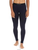 Icebreaker Women Merino 260 Tech Thermal Leggings Z04NXR563 Clothing Midnight Navy