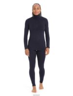 Icebreaker Women Merino 260 Tech Thermal Leggings Z04NXR563 Clothing Midnight Navy - Image 3
