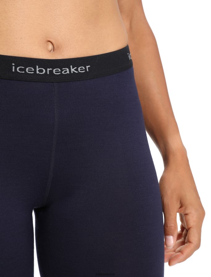 Icebreaker Women Merino 260 Tech Thermal Leggings Z04NXR563 Clothing Midnight Navy - Image 4