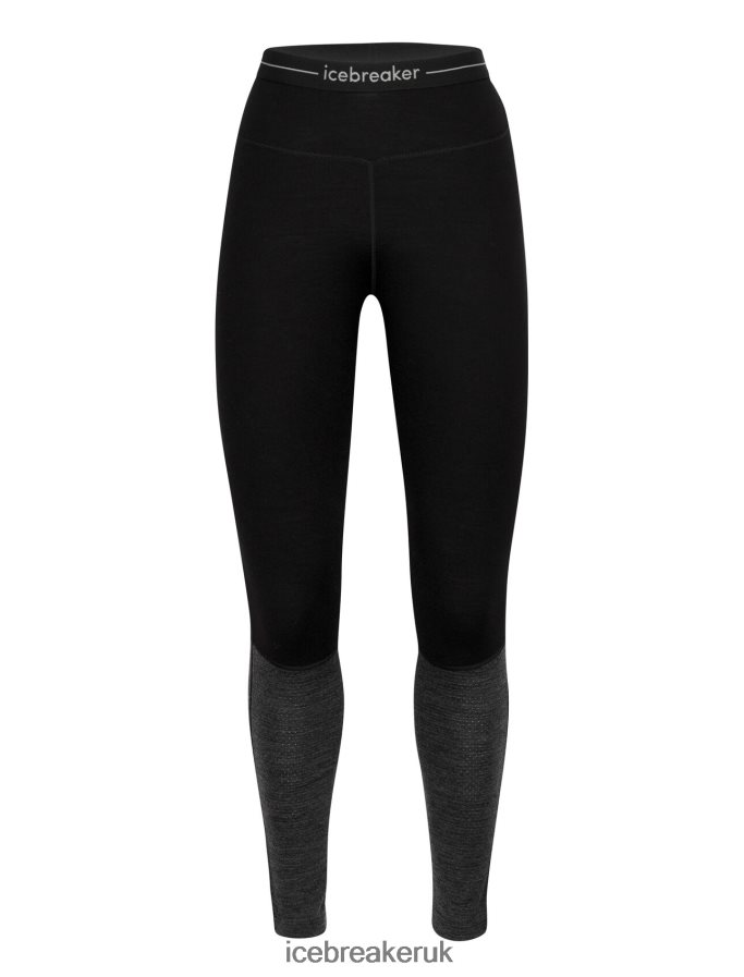 Icebreaker Women Merino 260 ZoneKnit Leggings Z04NXR598 Clothing Black/Jet Heather - Image 6