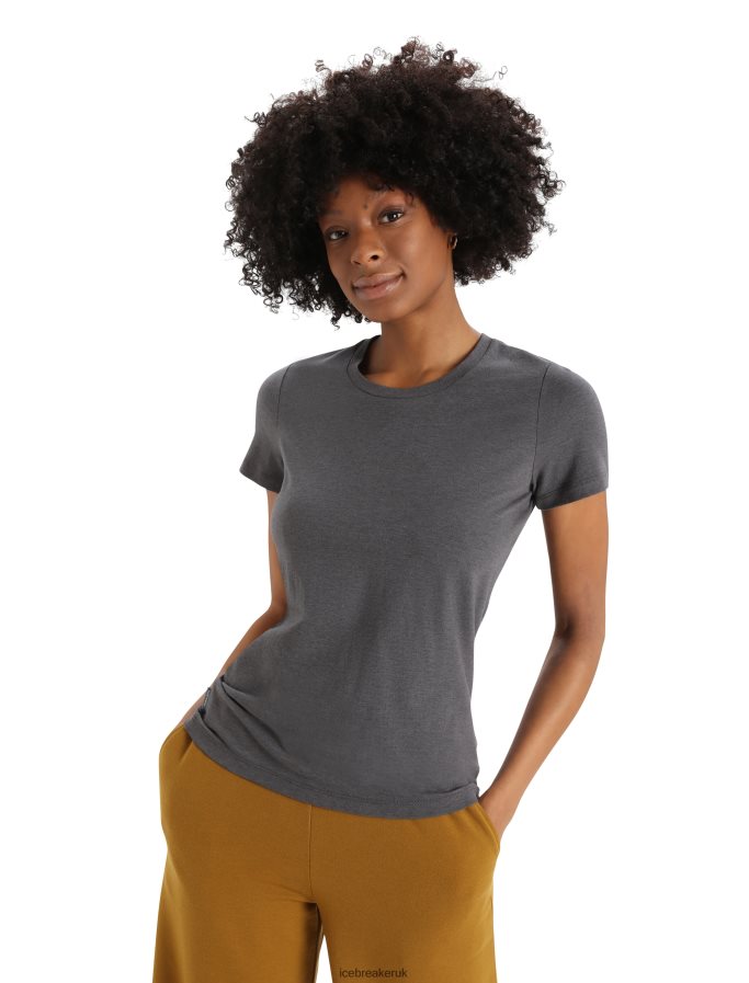 Icebreaker Women Merino Central Classic Short Sleeve T-Shirt Z04NXR652 Clothing Monsoon - Image 1