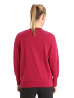Icebreaker Women Merino Central II Long Sleeve Sweatshirt Z04NXR882 Clothing Cherry - Image 2