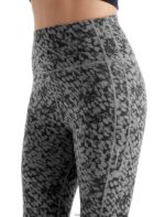 Icebreaker Women Merino Fastray High Rise Tights Forest Shadows Z04NXR813 Clothing Metro Heather - Image 6