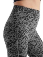 Icebreaker Women Merino Fastray High Rise Tights Forest Shadows Z04NXR813 Clothing Metro Heather - Image 7