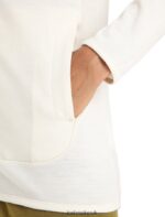 Icebreaker Women Merino Granary Long Sleeve Zip Hoodie Z04NXR717 Clothing Chalk - Image 7