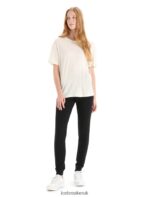 Icebreaker Women Merino Granary Short Sleeve T-Shirt Z04NXR625 Clothing Chalk - Image 3