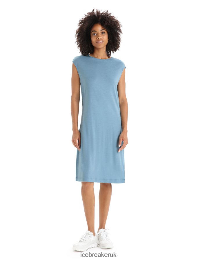 icebreaker_women_merino_granary_sleeveless_dress_z04nxr728_clothing_astral_blue.jpg Icebreaker Women Merino Granary Sleeveless Dress Z04NXR728 Clothing Astral Blue - Image 1