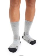 Icebreaker Women Merino Hike+ Heavy Crew Socks Z04NXR790 Accessories Blizzard Heather