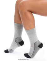 Icebreaker Women Merino Hike+ Heavy Crew Socks Z04NXR790 Accessories Blizzard Heather - Image 3