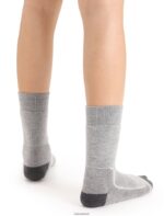 Icebreaker Women Merino Hike+ Medium Crew Socks Z04NXR762 Accessories Blizzard Heather - Image 2
