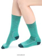 Icebreaker Women Merino Hike+ Medium Crew Socks Z04NXR764 Accessories Fresh/Green Glory
