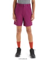 Icebreaker Women Merino Hike Shorts Z04NXR746 Clothing Go Berry