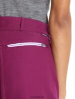 Icebreaker Women Merino Hike Shorts Z04NXR746 Clothing Go Berry - Image 7