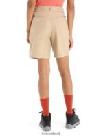 Icebreaker Women Merino Hike Shorts Z04NXR747 Clothing Sand - Image 2