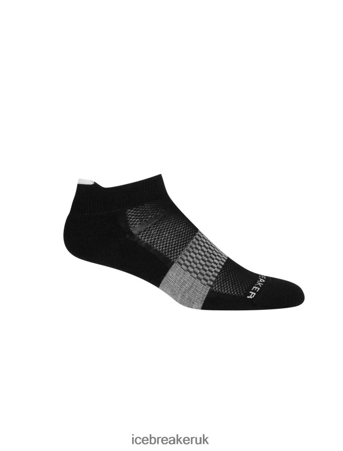 Icebreaker Women Merino Multisport Light Micro Socks Z04NXR758 Accessories Black/Snow - Image 4