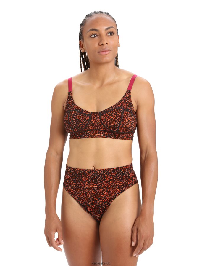 icebreaker_women_merino_queens_clasp_bra_z04nxr918_clothing_black_cherry.jpg Icebreaker Women Merino Queens Clasp Bra Z04NXR918 Clothing Black/Cherry - Image 1