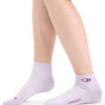 Icebreaker Women Merino Run+ Ultralight Mini Socks Z04NXR770 Accessories Purple Gaze/Go Berry