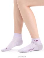 Icebreaker Women Merino Run+ Ultralight Mini Socks Z04NXR770 Accessories Purple Gaze/Go Berry