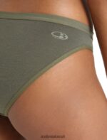 Icebreaker Women Merino Siren Bikini Briefs Z04NXR503 Clothing Loden - Image 4