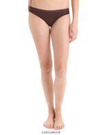 Icebreaker Women Merino Siren Bikini Briefs Z04NXR506 Clothing Umber